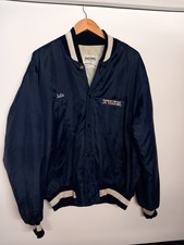 Vintage 1980s DeLong Jacket Navy Nylon Mens XL Harbour freight Tools - Julie 