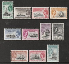QEII  FID 54 Ships set to 2/6 fresh vlmm cat £70  top condition