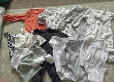 Gender Neutral Newborn (up To 1 Month) Clothing Bundle - Babygrows/sleesuits