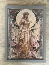 A4 Framed Canvas Print Of