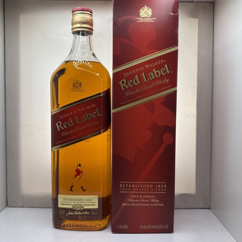 Johnnie walker red label - red, older
