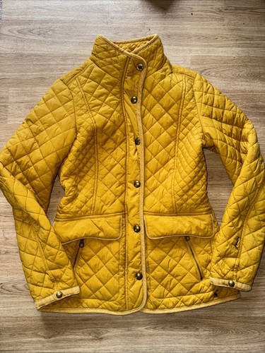 Joules size mustard quilted - size,