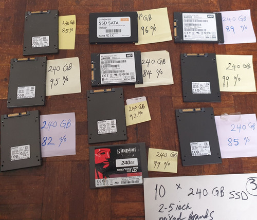 Job lot 240gb 5 - of, 2.5"