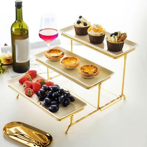Tier serving tray - with, 3
