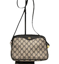 GUCCI GG Shoulder Bag PVC Navy