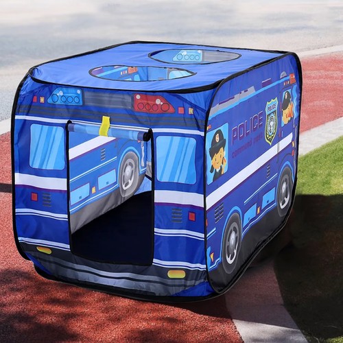Blue police van kids - van, play