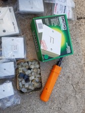 Telephone sockets, junction boxes, tools, leads etc.