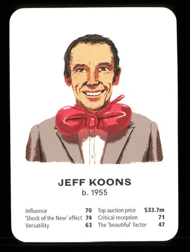 Card artist jeff koons - card,