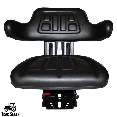 Black tracseats tractor - black,
