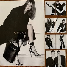 Vtg 2002 gucci mag ad - gucci, 8-pg