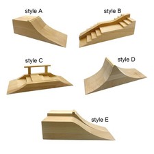 Wooden Fingerboard Ramp Professional Grade Fingerboard Skate Park Training Props