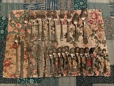 VTG. Lot Flatware: Coin Silver