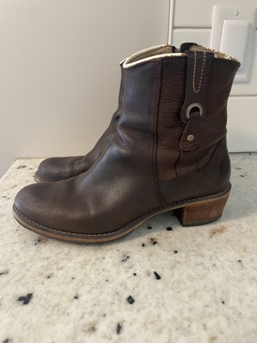 Red wing boots booties - red,