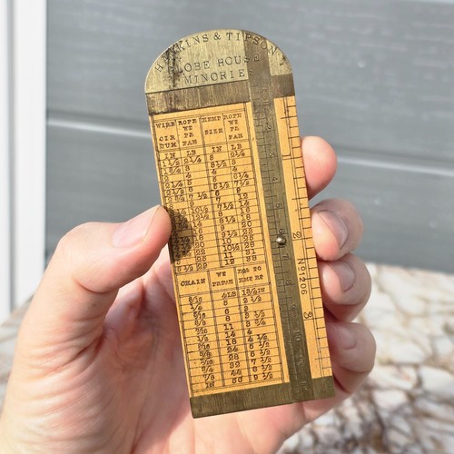 Antique rope gauge - antique,