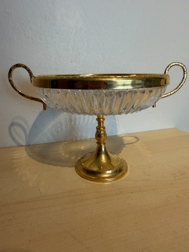 Vintage pressed glass gold - pressed,