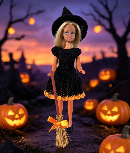 Doll clothes hand crochet - doll,