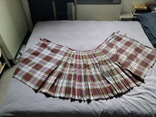 Vintage Clan Anderson Tartan Kilt 26 Inch Waist  Pure Wool