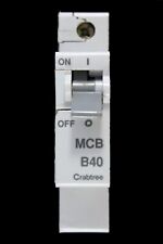 CRABTREE 40 AMP CURVE B M6 MCB CIRCUIT BREAKER STARBREAKER
