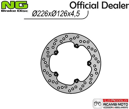 6591177 rear brake - disc, ng
