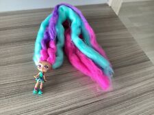 Candylocks doll with long, multicoloured hair - clean used condition 