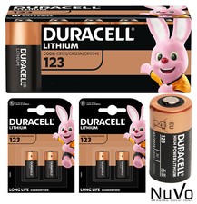 Duracell CR123 CR123A 123 3V Lithium Power Photo Battery Long Life Long Expiry