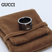 Authentic GUCCI G Motif Ring