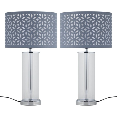 Set modern chrome glass - modern, &