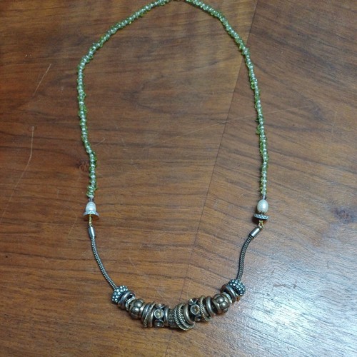 Freshwater seed pearl peridot - seed,