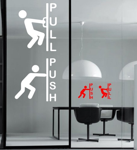 Push pull vinyl - vinyl, door