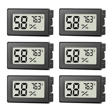 6 Pack Mini Hygrometer Indoor