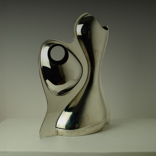 Chrome babyboop vase - chrome,