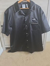ADIDAS TEAM BLACK BOWLING SHIRT MENS SIZE XL GENUINE
