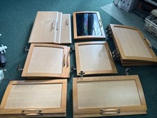 Caravan Camper Cupboard Locker Cabinet wooden Doors - Set of 14