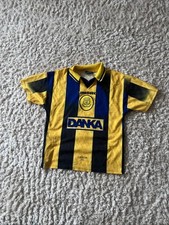 Everton Vintage Football Shirt 1996 1997 Original Away Shirt Danka Youths - G4C