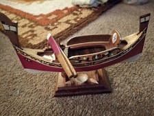 Wooden Model Folk Art Rowing