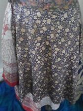 Pure Thai Silk Reversible Paisley Skirt szM. Exquisite.