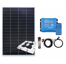 Solar Panel Kit 250w Victron MPPT Controller Battery Cables Motorhome, Caravan