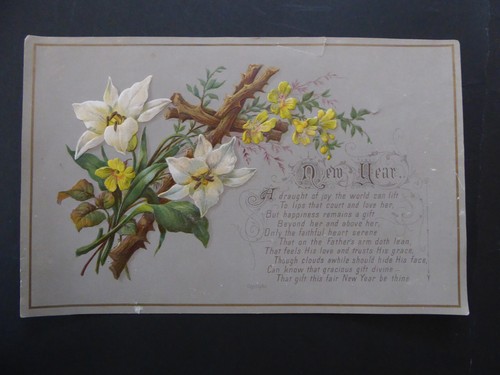 Victorian floral greeting - ,