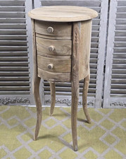 Bedside table wooden 3 drawers