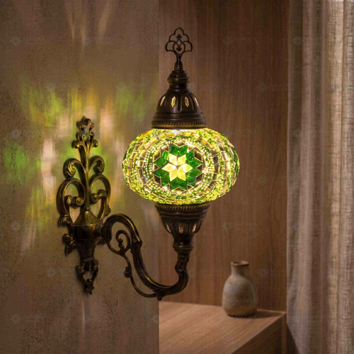 Green turkish mosaic - green,