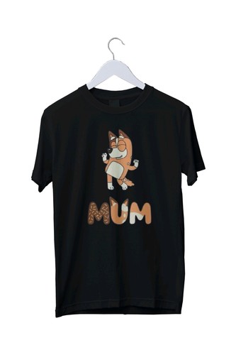 Mum shirt cotton bluey - mum, t-shirt