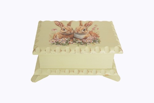 Small green vintage wooden - green,