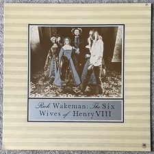 Rick Wakeman The Six Wives of Henry VIII 1973 Vinyl LP, AMLH 64361 A1/B1 VG+/VG+