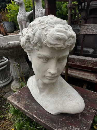 David bust garden ornament - garden,
