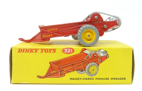 Dinky 321 massey harris manure - 321,
