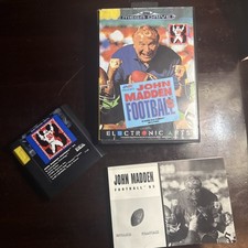 Sega Megadrive - Joe Montana II Sports Talk Football - Box & Manual