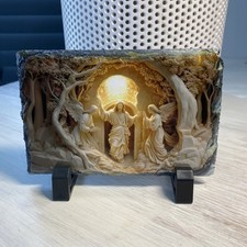 Religious slate plaque - slate,