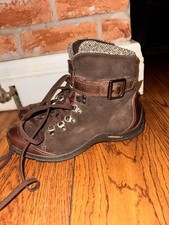 Women’s Merrell Leather Suede Brown Walking Boots Size UK 6