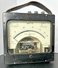 Crompton Parkinson Watt Meter Vintage