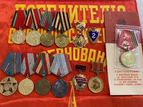 Soviet ussr military medals - soviet,